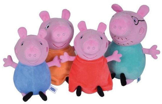 Świnka Peppa. Maskotki pluszowe 16-20cm mix van Świnka Peppa.