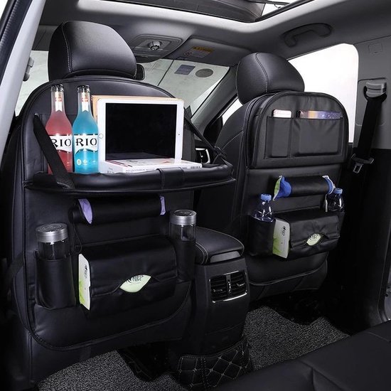 SY Goods - Autostoel Organizer - Carseat Organiser - Auto Stoel Organizer - Tablet houder - Auto Tafeltje - Auto Organizer - Beker houder - Paraplu Houder - Tissue doos houder van SY Goods