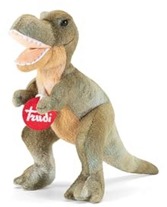 T-Rex Pluche Dinosaurus - Knuffeldier voor Verjaardag en Kerst, XS 19 x 18 x 9 cm