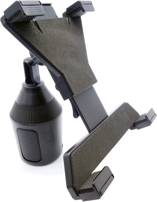 Tablethouder voor in de auto, bekerhouder, tablet, autohouder, houder, bijv. compatibel met Apple iPad, Lenovo, Samsung Galaxy Tab S9 S8 S7 S6 A7 A E P12 P11 13 11 M10 M8 FE Lite Air Mini Plus