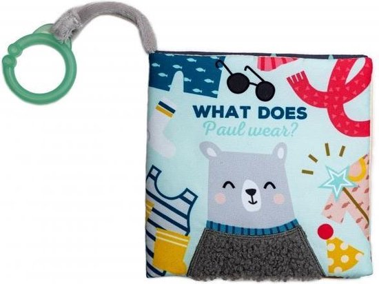 Taf Toys Activityboek Paul Junior 15 X 15 Cm Textiel van T