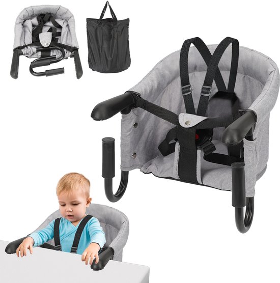 Tafelhangstoelen - Babystoel voor aan Tafel - Opvouwbaar/ Inklapbaar - Baby Eetstoel - Baby Stoeltje Zitten voor Thuis - Baby Stoel voor Eten - Baby Stoel voor Thuis - Kinderstoel - Kinderzetel van Merkloos