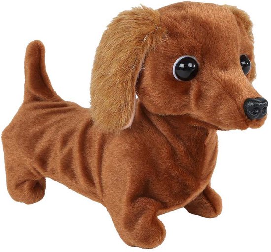 Take Me Home Interactieve Loophond Teckel - 19cm van Happy People