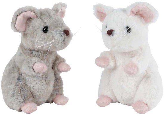 Take Me Home Muis Pluche Zittend - 19cm van TOM.
