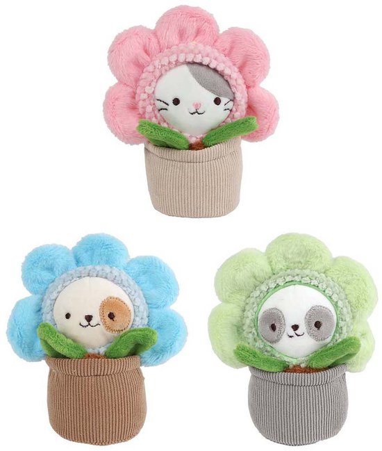Take Me Home Poes in Pot Pluche - 16cm van Merkloos