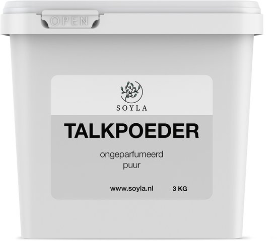 Talkpoeder - 2.5 KG - Farmaceutische Kwaliteit - Huidverzorging - Ongeparfumeerd - Puur en Natuurlijk - Wit van Merkloos