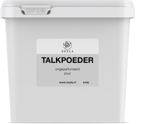Talkpoeder - 5 KG - Farmaceutische Kwaliteit - Huidverzorging - Ongeparfumeerd - Puur en Natuurlijk - Wit van Merkloos
