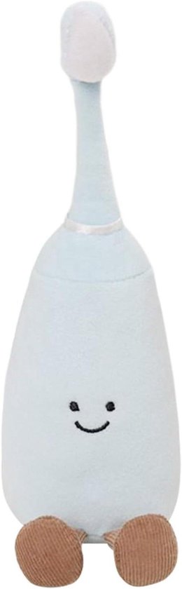Tanden Fee Knuffel - Pluche Speelgoed - Educatief Leren - Machinewasbaar Gemak - 11 x 11 x 11 cm - Tandenborstel