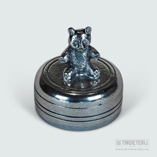 Tandendoosje ''Beer'' - Uniek kraamcadeau - Babygeschenk - Bewaardoosje - Babyherinnering - Uniek en handgemaakt van Merkloos