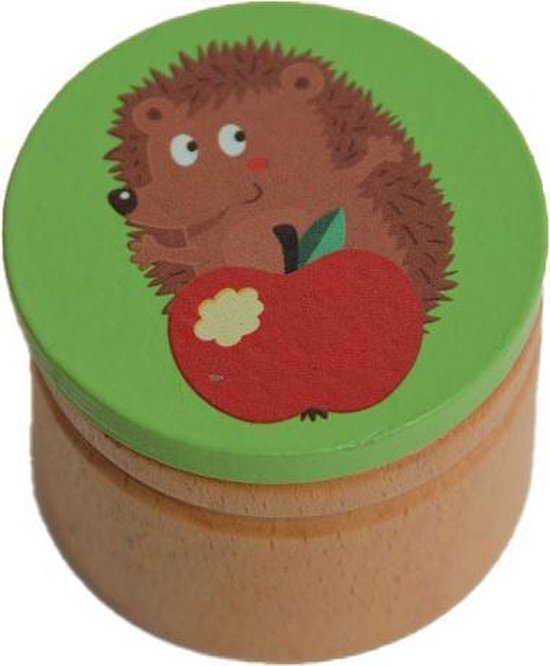 Tandendoosje - duurzaam beukenhout - verschillende designs van T