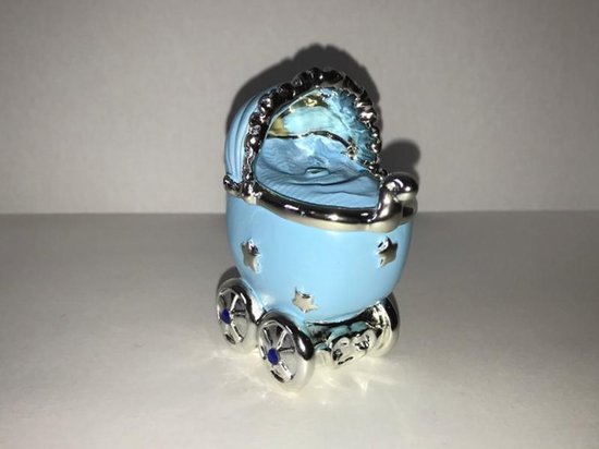 Tandendoosje kinderwagen Baby Blauw van T