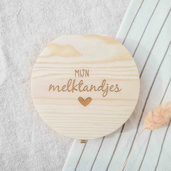 Tandendoosje | opdruk hartje | Fien & Feau van T