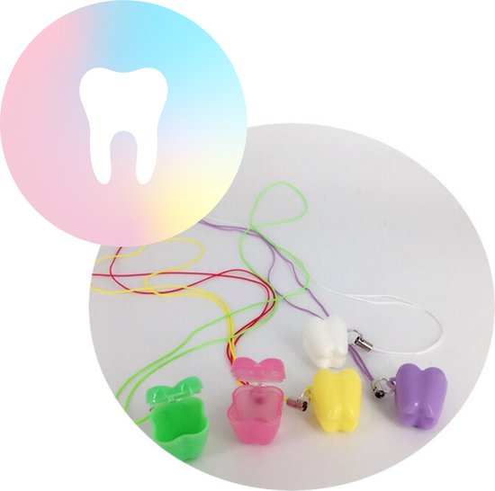 tandendoosje - tandendoosje aan ketting - melktanden bewaardoosje - tanden doosje - tandendoosjes voor kinderen - kindertanden bewaardoosje -  Blijderij van T