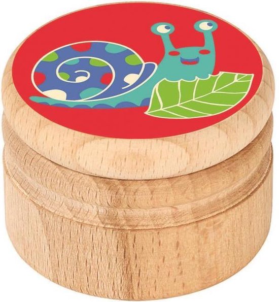 tandendoosje - verzameldoosje - hout - voor meisjes - diverse designs van T