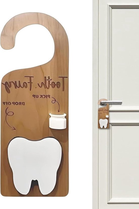 Tandenhouder Houten - Baby Tanden Doosje - Herinneringen Bewaren - Met Naam Gravure Optie
