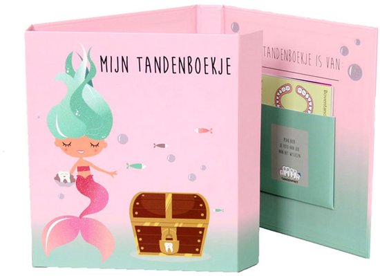 Tandenpret Tandenboekje Zeemeermin van Merkloos