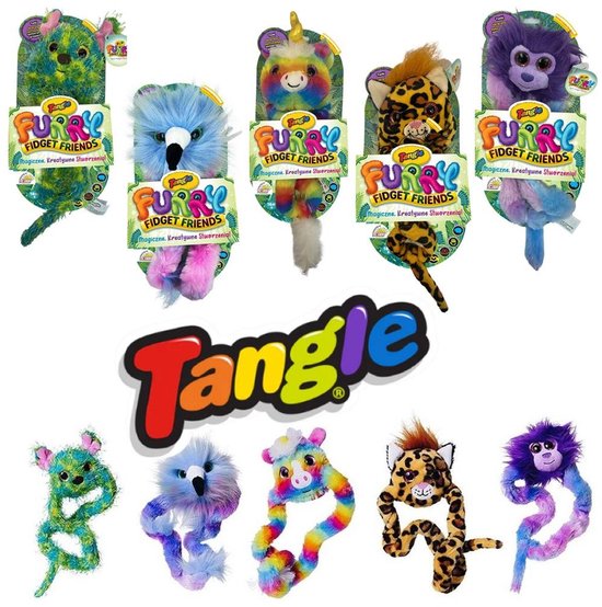 Tangle - Vacht vriendjes mix - Tangle - Futerkowi przyjaciele mix van Merkloos