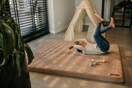 Teddy Days speelkleed - Extra dik 150x180x6 cm incl. 2 uitwasbare hoezen - Speelmat - Speelmat baby van Teddy Days