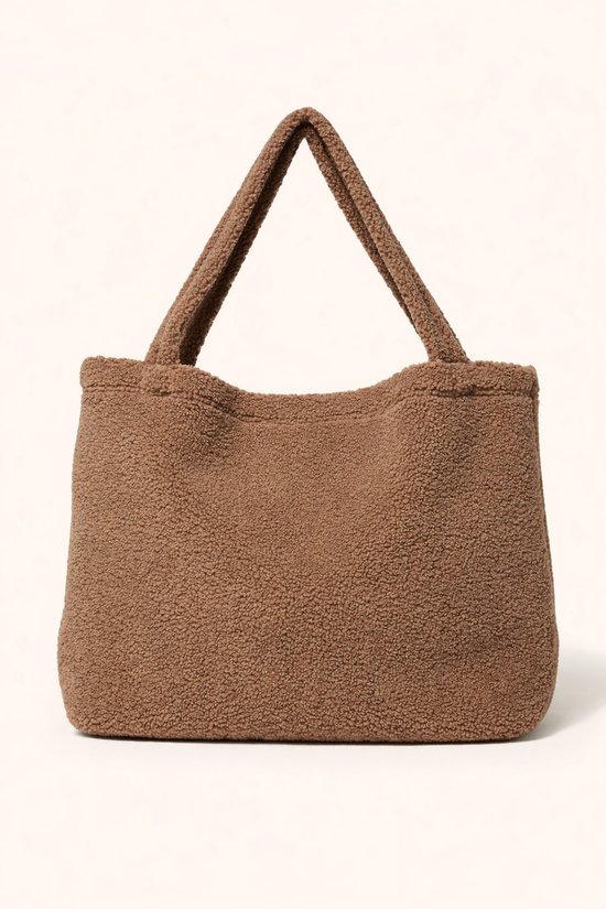 Teddy Mom Bag – Luiertas Kinderwagen – Grote Tas 58x42 cm – Beige/Bruin- Musthav-es.nl van Merkloos
