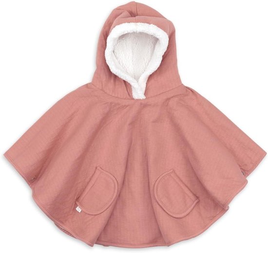 Teddy Poncho - Baby Cape - Veilig Reizen - Gecertificeerd Materiaal - 9-36 Maanden - Bruin