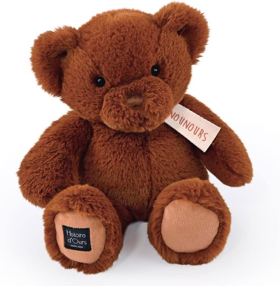Teddybeer Cappuccino 28 cm - Perfect geboortecadeau van Merkloos