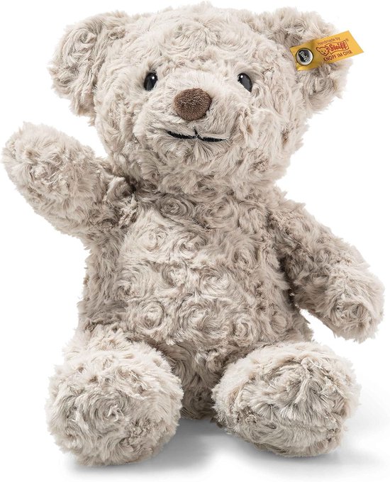 Teddybeer grijs 28 cm - Knuffelzacht Pluche van Mamaloes