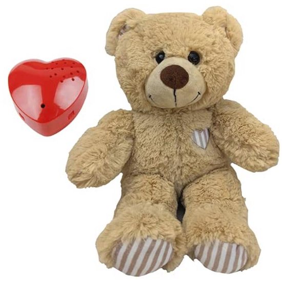 Teddybeer Pluche Knuffel met Opnamefunctie - 40 cm - Geschikt voor Kinderen en Volwassenen van Merkloos