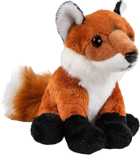 Teddys Rothenburg Vos klein zittend 15 cm roodbruin knuffelzacht pluche knuffeldier baby kinderen speelgoed pluche vos