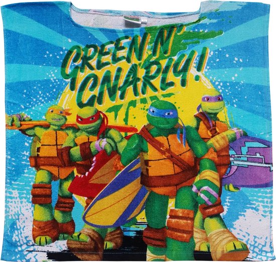 Teenage Mutant Ninja Turtles Badponcho - 100% Katoen - 50 x 100 cm