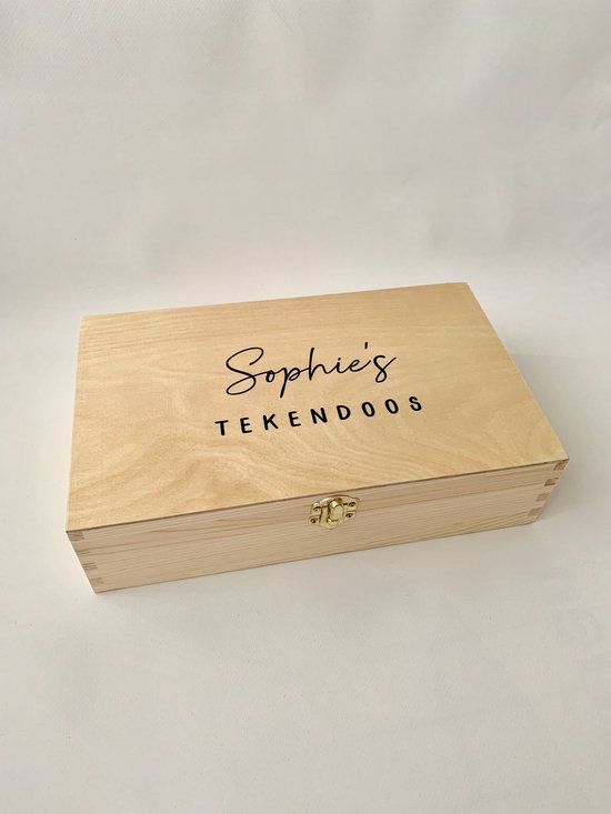 Tekendoos met naam | Tekenkist | Tekenkist met naam | Gepersonaliseerd kraamcadeau van Simply for kids