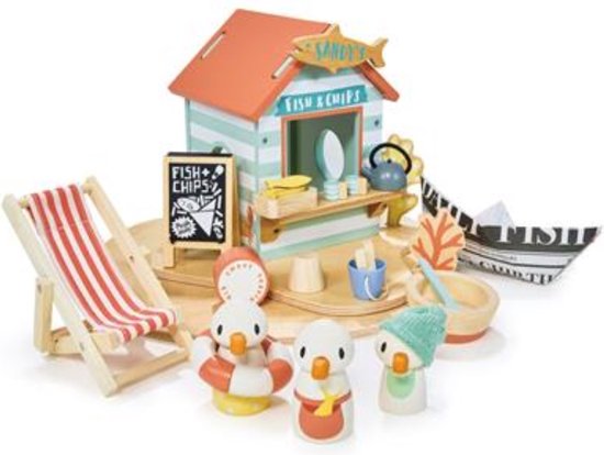 Tender Leaf Preschool Sandy's strandcabine met accessoires van T