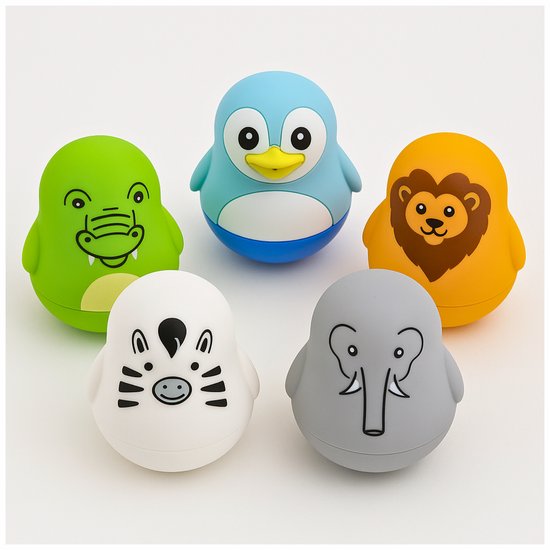 TensCare - 5 stuks dierentuin badthermometers (1 set) - badthermometer baby - badthermometer - bad thermometer baby - digitale badthermometer - waterthermometer baby van Tenscare