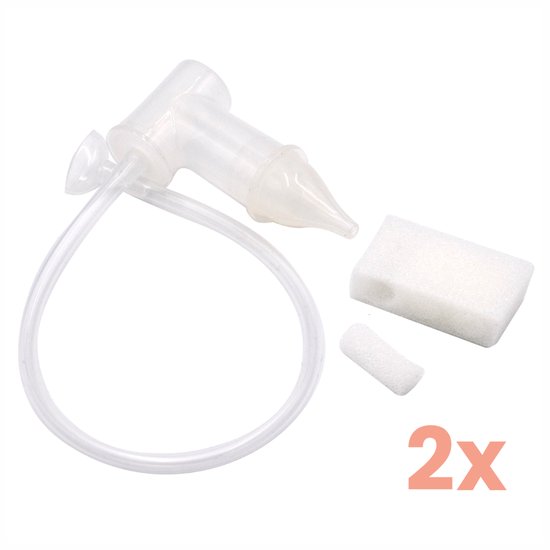 TensCare - Bundel 2x Neuszuiger | Neuszuiger baby | Neus Reiniger Baby- Neuszuiger | Voor verstopte neus van Merkloos
