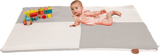 Terapy Mats speelmat - Lichtgrijs + Wit van Terapy