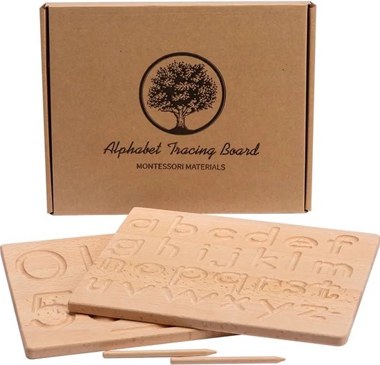 The Baby Supply Houten schrijfbord Letters van T