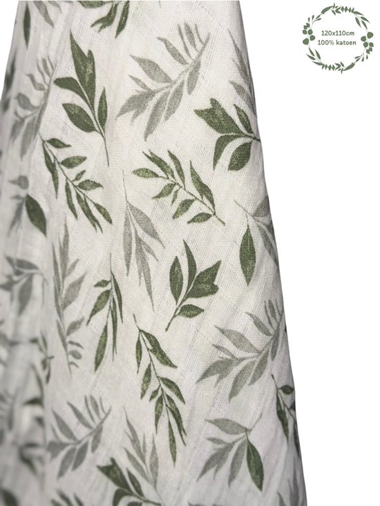 The Baby Supply Hydrofiele Doek Wit – 120×110 cm | 100%Katoen | Extra Zacht & Ademend | Set van 1 van Merkloos