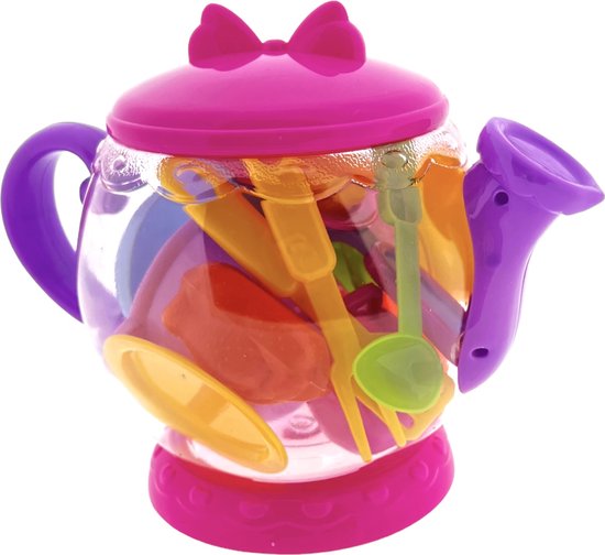 Theepot – speelset met diverse accessoires - 16-delig van T