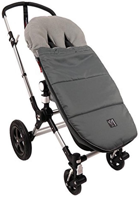 Thermo Fleece Voetenzak Antraciet voor Kinderwagens van Merkloos