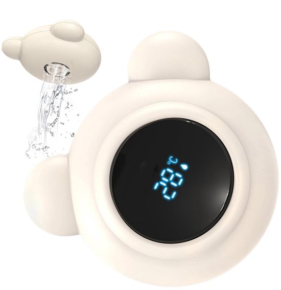 Thermometer×3 – zwevende monitor beer, compact formaat met led, siliconen, BPA-vrij, digitaal aflezen, voor thuis en douche, bewaking van de temperatuur van de baby binnen