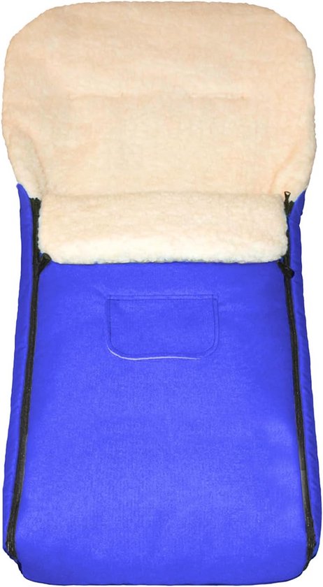 Thermovoetenzak voor Baby's 105 cm - Lamswol en Polyester - Geschikt voor Buggy, Kinderwagen en Slee van Merkloos
