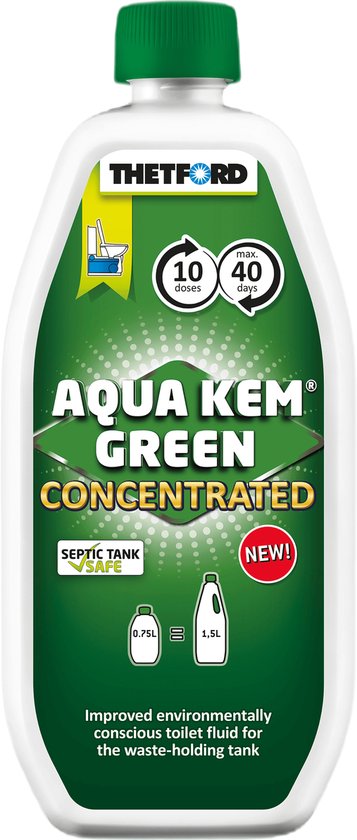 Thetford Aqua Kem Green - Concentrated - 0,75L van T