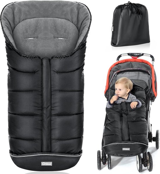 Thijox - Universele Voetenzak voor Kinderwagen, Winter Voeten voor Buggy, Waterdichte & Winddichte Voetenzak, Warme Polar Fleece Gevoerd, Geschikt voo van Thijox
