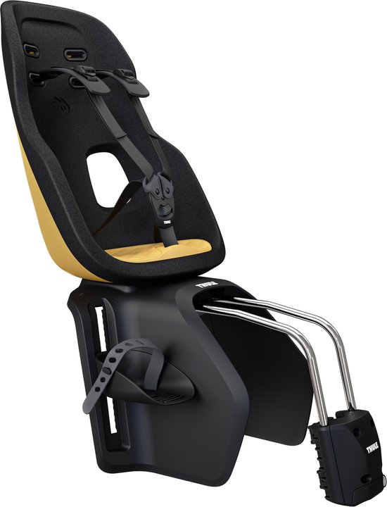 Thule Yepp Nexxt 2 Maxi – fietsstoeltje - achterzitje - Frame montage - Burnished yellow van Merkloos