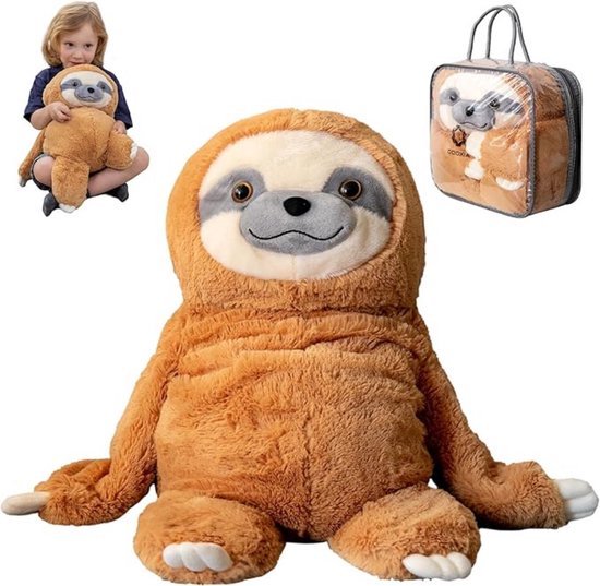 Thuys – Verzwaringsknuffel – Verzwaarde Knuffel – Volwassenen – 14 x 32 x 53cm – Bruin van Thuys