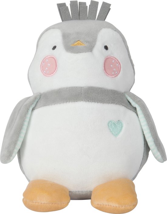 Tiamo Knuffel Lou-lou 28 Cm Pluche Grijs/wit van T
