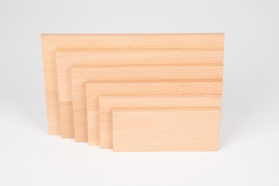 TickiT Natural Architect Rectangular Panels - 6 stuks van Tickit