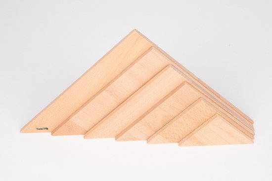 TickiT Natural Architect Triangular Panels - 6 stuks van Tickit