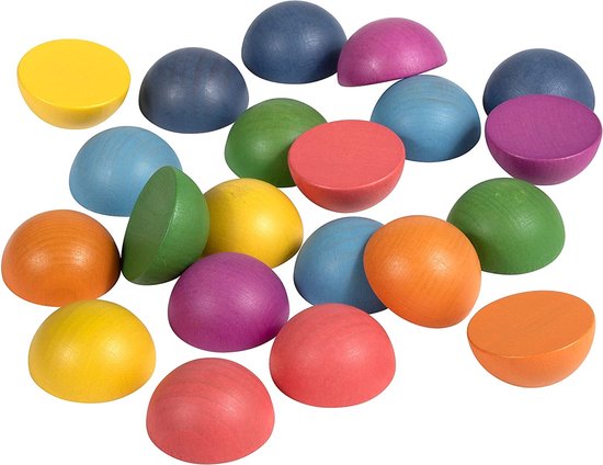 TickiT Regenboog Houten Halve Bollen van Tickit