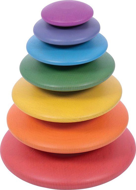 TickiT REGENBOOG HOUTEN KNOPEN van TickiT