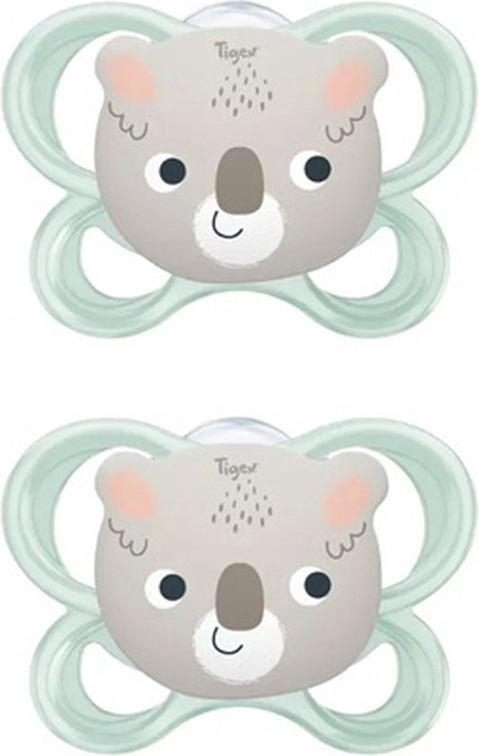 Tigex | 2 Mini Fopspenen | 0-6 m | 0-6 maanden van T